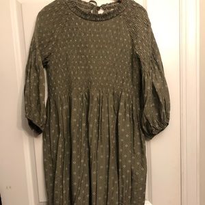 Polagram gathered midi dress